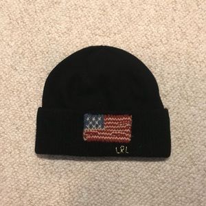 RALPH LAUREN AMERICAN FLAG BEANIE